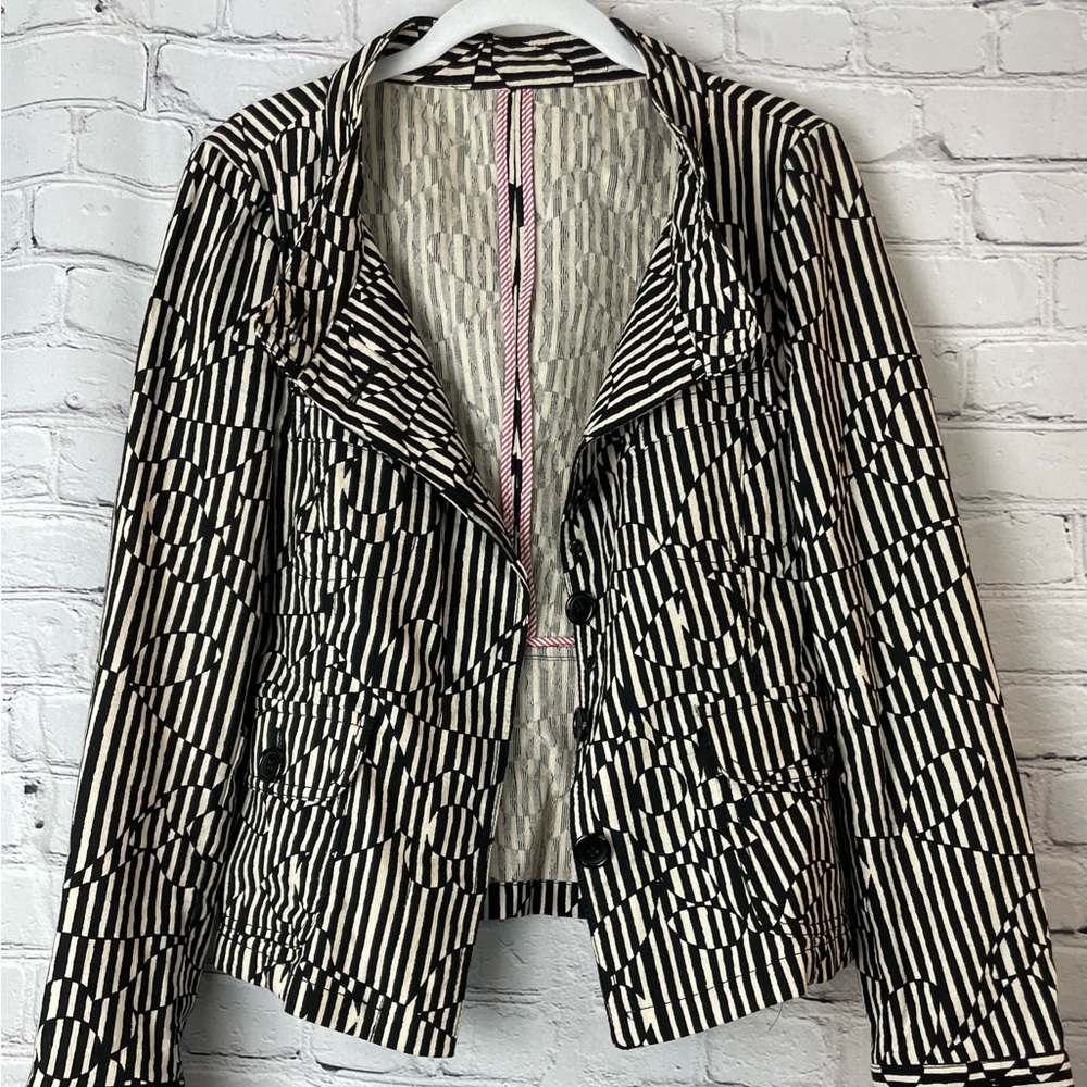 MaxMara Weekend black & white blazer